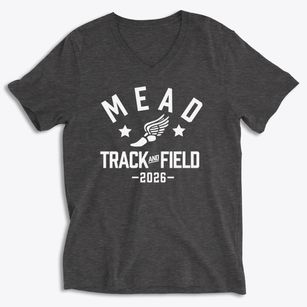 M E A D Alternative Track and Field Soft Lightweight V-Neck