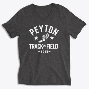 Peyton Elementary School Track and Field Soft Lightweight V-Neck