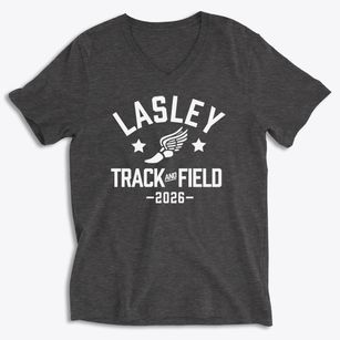 Lasley Elementary School Track and Field Soft Lightweight V-Neck