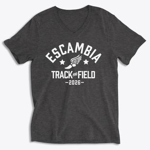 Escambia Academy Track and Field Soft Lightweight V-Neck