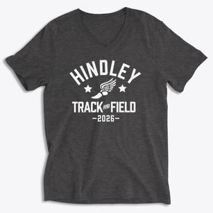 Hindley Elementary School Track and Field Soft Lightweight V-Neck