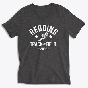 Redding Elementary School Track and Field Soft Lightweight V-Neck