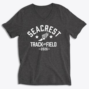 Seacrest Country Day School Track and Field Soft Lightweight V-Neck