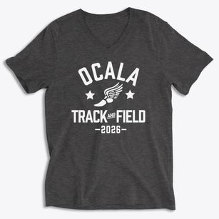 Ocala Sda School Track and Field Soft Lightweight V-Neck