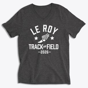 Le Roy Elementary School Track and Field Soft Lightweight V-Neck