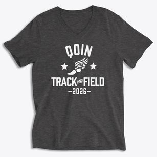 Qoin High School Track and Field Soft Lightweight V-Neck