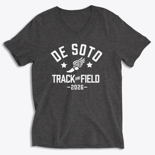 De Soto Senior High School Track and Field Soft Lightweight V-Neck