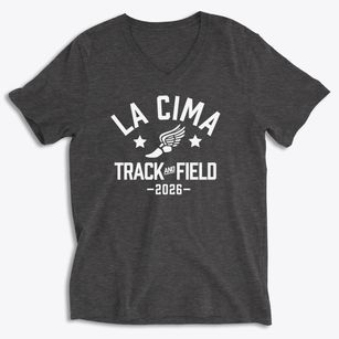 La Cima Middle School Track and Field Soft Lightweight V-Neck