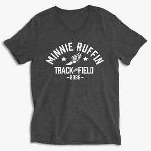 Minnie Ruffin Elementary School Track and Field Soft Lightweight V-Neck