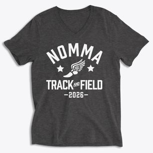 New Orleans Military Maritime Academy Track and Field Soft Lightweight V-Neck
