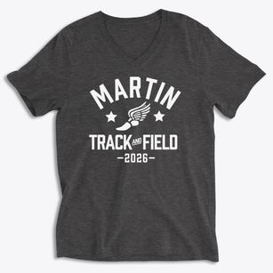 Martin Junior High School Track and Field Soft Lightweight V-Neck