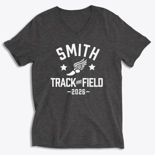 Smith Junior High School Track and Field Soft Lightweight V-Neck