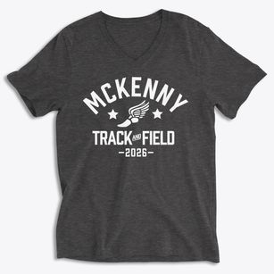 Mckenny Elementary School Track and Field Soft Lightweight V-Neck