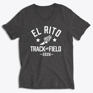 El Rito Elementary School Track and Field Soft Lightweight V-Neck