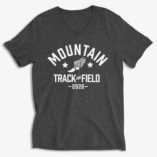Mountain Discovery Charter School Track and Field Soft Lightweight V-Neck