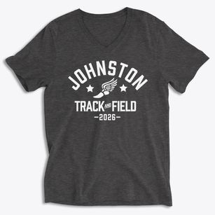 Johnston Christian Academy Track and Field Soft Lightweight V-Neck