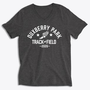 Duxberry Park Alternative Elementary Track and Field Soft Lightweight V-Neck