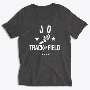 J D Mccarty Center Track and Field Soft Lightweight V-Neck