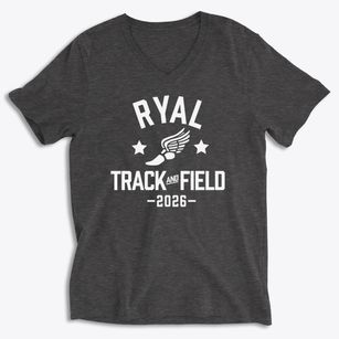 Ryal Elementary School Track and Field Soft Lightweight V-Neck