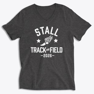 Stall High School Track and Field Soft Lightweight V-Neck