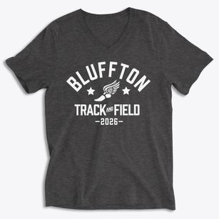 Bluffton High School Track and Field Soft Lightweight V-Neck