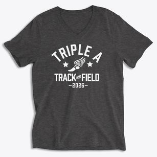 Triple A Academy Track and Field Soft Lightweight V-Neck