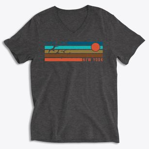 Town Line New York Blissful Sunset Soft Lightweight V-Neck