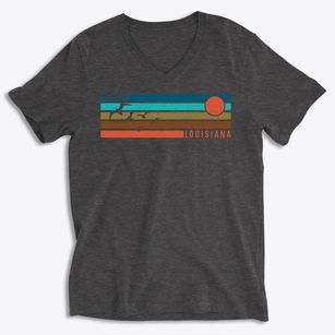 Ossun Louisiana Blissful Sunset Soft Lightweight V-Neck