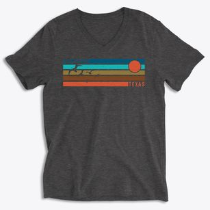 Sanford Texas Blissful Sunset Soft Lightweight V-Neck