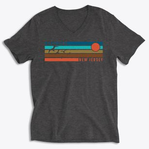 Westwood New Jersey Blissful Sunset Soft Lightweight V-Neck