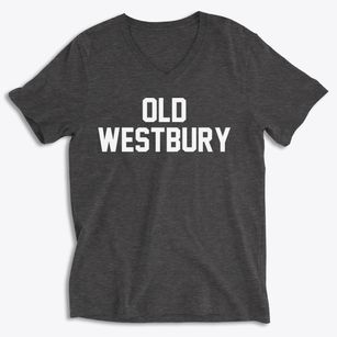 Old Westbury New York Classic Block Soft Lightweight V-Neck
