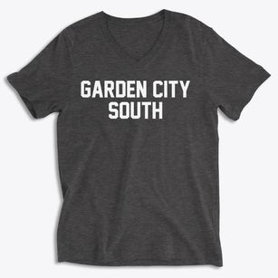 Garden City South New York Classic Block Soft Lightweight V-Neck