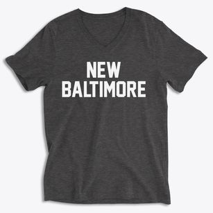 New Baltimore New York Classic Block Soft Lightweight V-Neck