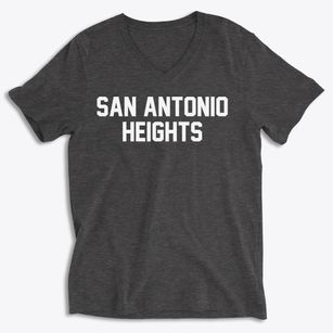 San Antonio Heights California Classic Block Soft Lightweight V-Neck