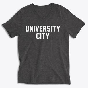 University City Missouri Classic Block Soft Lightweight V-Neck