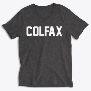 Colfax Iowa Classic Block Soft Lightweight V-Neck