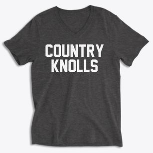 Country Knolls New York Classic Block Soft Lightweight V-Neck