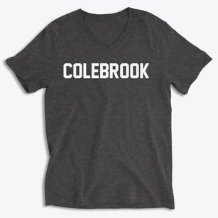Colebrook Connecticut Classic Block Soft Lightweight V-Neck