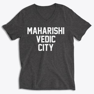 Maharishi Vedic City Iowa Classic Block Soft Lightweight V-Neck