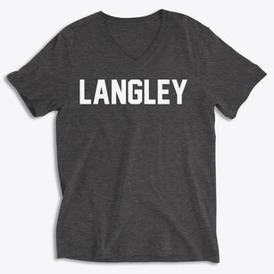 Langley Oklahoma Classic Block Soft Lightweight V-Neck