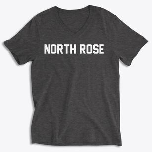 North Rose New York Classic Block Soft Lightweight V-Neck