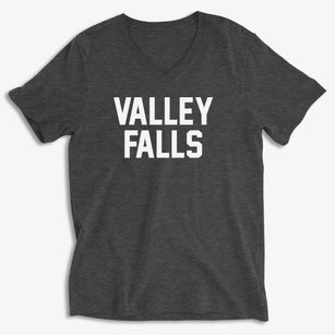 Valley Falls New York Classic Block Soft Lightweight V-Neck