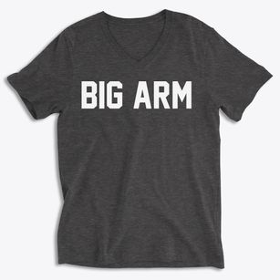 Big Arm Montana Classic Block Soft Lightweight V-Neck