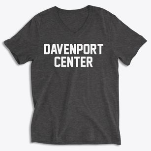 Davenport Center New York Classic Block Soft Lightweight V-Neck