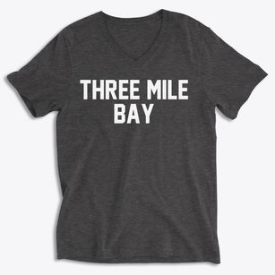 Three Mile Bay New York Classic Block Soft Lightweight V-Neck