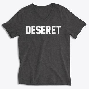 Deseret Utah Classic Block Soft Lightweight V-Neck