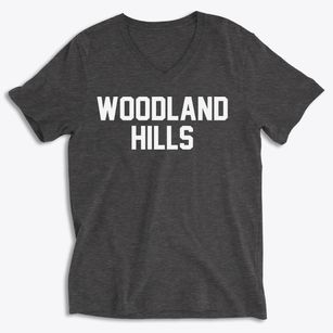 Woodland Hills Nebraska Classic Block Soft Lightweight V-Neck