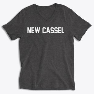 New Cassel New York Classic Block Soft Lightweight V-Neck