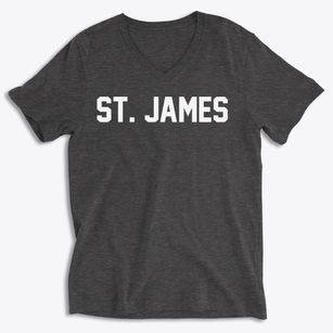 St. James New York Classic Block Soft Lightweight V-Neck