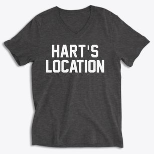Hart's Location New Hampshire Classic Block Soft Lightweight V-Neck